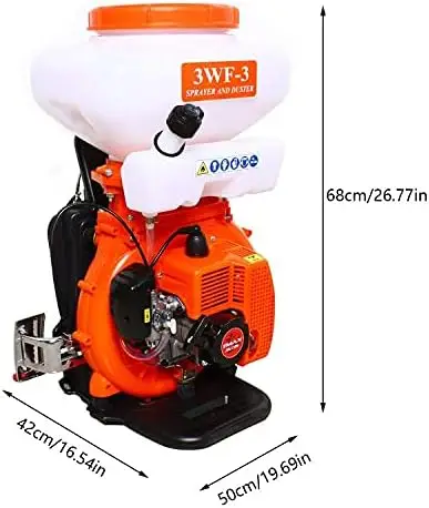 Agricultural 20 Liter Gasoline Mist duster Backpack 2 Stroke Atomizer Blower Sprayer for Pesticides Treatments and Pest Control