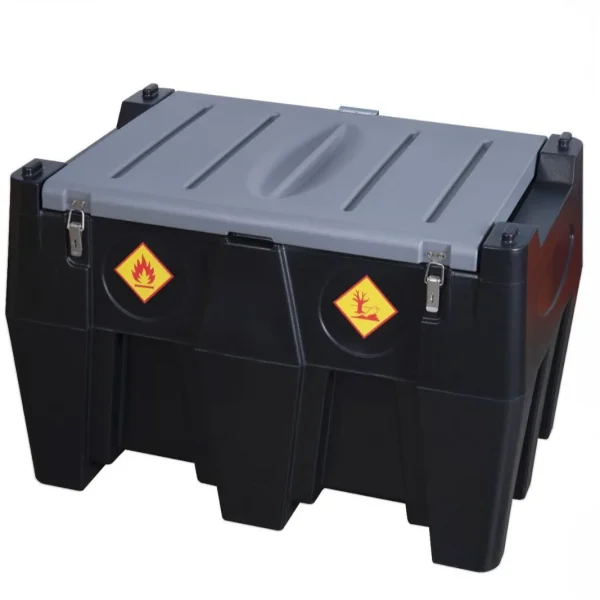 240 liters plastic oil tank cart with refueling gun and refueling tube explosion FUEL TANK