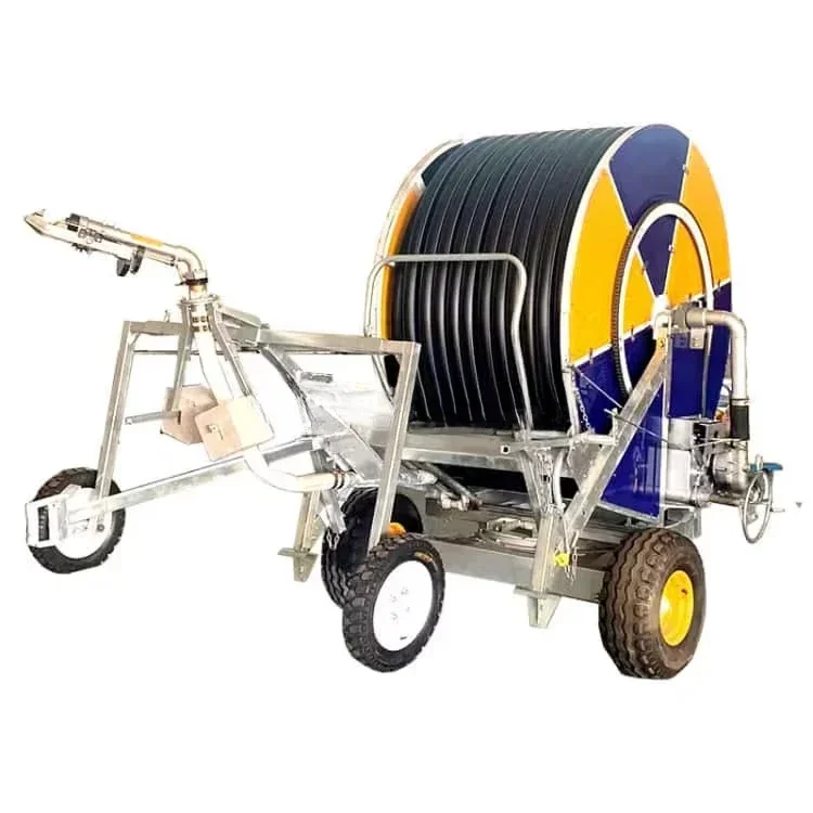 Hot Sale 75-500 Type Agriculture Traveling Rain Hose Reel Irrigation System Reel Sprinkler Machine For Farm Irrigation