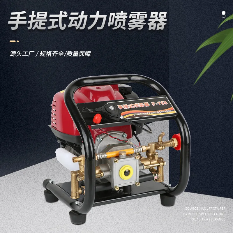 Portable Power Sprayer, Agricultural High-pressure Sprayer, Small Four-stroke Pesticide Spraying Tool for Fruit Trees
