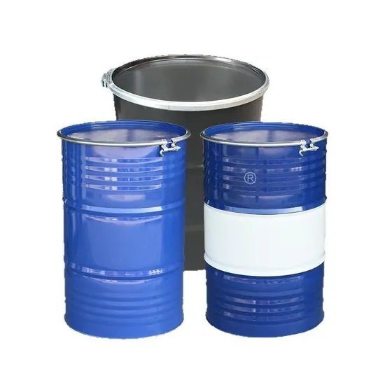 200L Open Double Holes Bucket Open Bucket Stainless Steel Barrel Chemical Iron Drum Gasoline Drum Paint Pail L Food Grade Barre Epoxy Coating Bucket