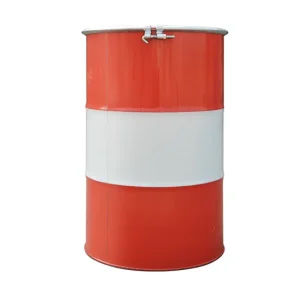 12-1-mp4 Factory Supplier of 210L Steel Drum Barrel / Metal Baking Paint 200L Open Drum Industrial Chemical Iron Sheet Oil Drum