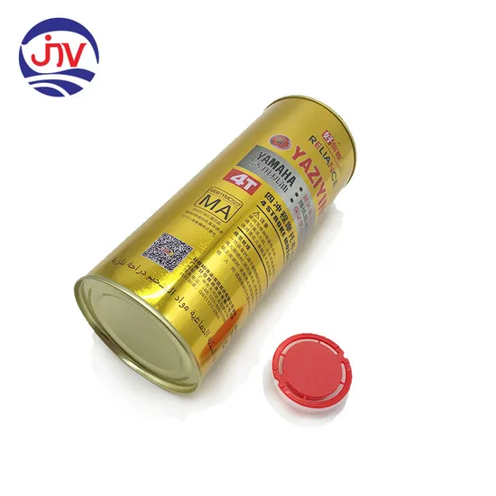 1L Tin Can Packaging for Motor Oil Boxes