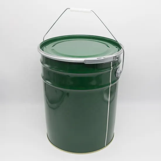 20 Liter Blue Coating Paint Bucket Metal Paint Barrel with Metal Cap for Metal Pail Bucket