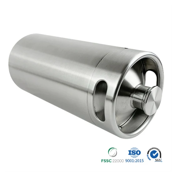 3.6L Empty Beer Barrels Keg Beer Kegs Customized Logo Stainless Steel Mini Beer Keg for Sale