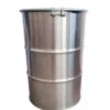 304 Stainless Steel 200L Open Top Drum Wine Barrel Versatile 200L Bucket for Medical Food Oil Milk Lid Food Grade for Steam
