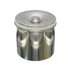 304 Stainless Steel Cotton Ball Jar with Lid Ointment Jar Cotton Jar Tweezers Jar Tattoo Cotton Jar Eyebrow Cleaning Jar