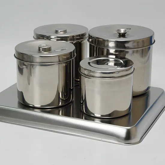 304 Stainless Steel Cotton Ball Jar with Lid Ointment Jar Cotton Jar Tweezers Jar Tattoo Cotton Jar Eyebrow Cleaning Jar