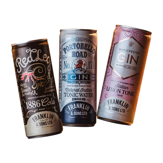 330ml Sleek Certificated Color Logo Customized Aluminum Beer Soda Juice Beverage Supplier of Cans