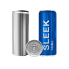 330ml Sleek Certificated Color Logo Customized Aluminum Beer Soda Juice Beverage Supplier of Cans
