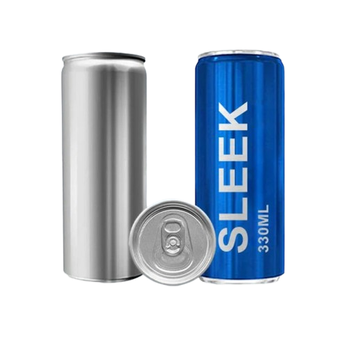 330ml Sleek Certificated Color Logo Customized Aluminum Beer Soda Juice Beverage Supplier of Cans
