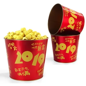 Custom-Logo-Printed-1L-1-5L-Metal-Tinplate-Popcorn-Metal-Tin-Bucket Custom Logo Printed 1L/1.5L Metal Tinplate Popcorn Metal Tin Bucket