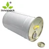 Custom Printing Round Un Closed Top Metal Tin Pail Barrel