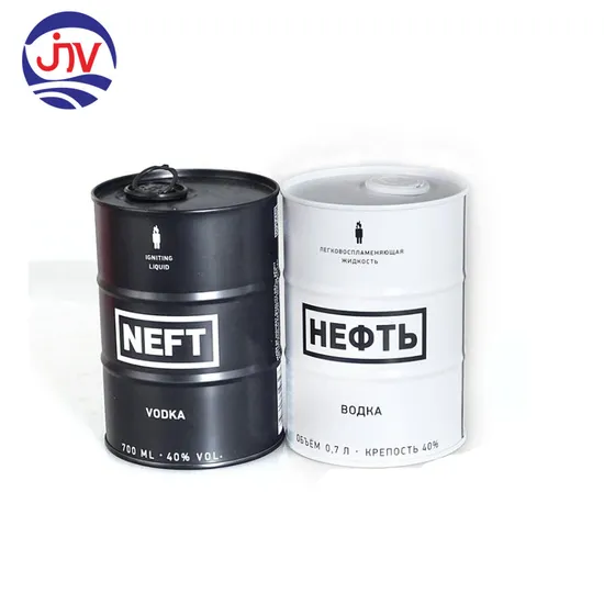 Custom Tin Cans Cooking Oil Cans Alcohol Container