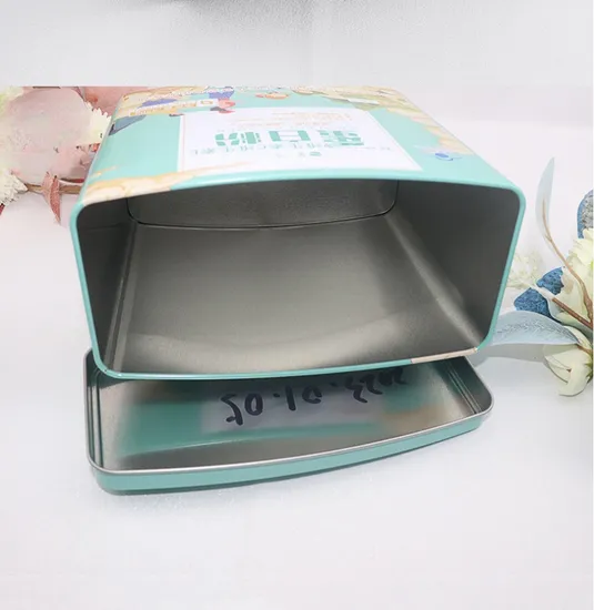 Large Capacity Multi Lovely Color Printed Oval Lid Box Outside Rolled Edge Button Bone Protein Powder Tinplate Can