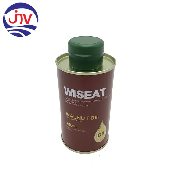 Olive Oil Can Metal Tin Oblong Can Edible Cooking Oil Can
