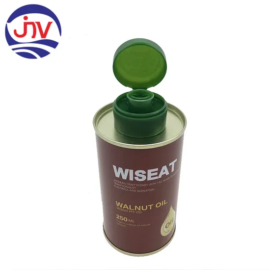Olive Oil Can Metal Tin Oblong Can Edible Cooking Oil Can
