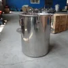 Industrial Grade 55 Gallon Stainless Steel Barrel with Open Top