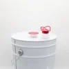 20L White Coating Paint Metal Drum Industrial Pail Round Metal Pail with Metal Cap Bucket