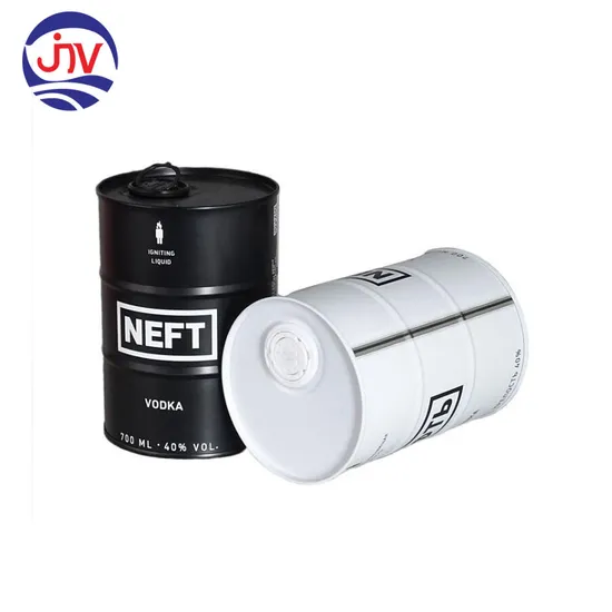 Wholesale Tin Can Liquor Bottle Can Barrel