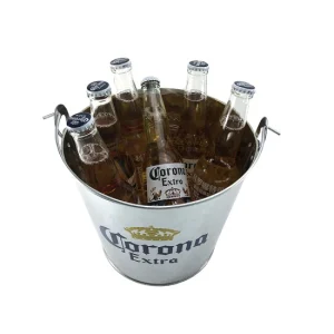 bucket-mp4 Wholesale Metal Stainless Steel Ice Bucket with Handle and Bottle Opener