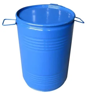 60L Big Chemical Mixer Drum Plastic Chemical Drum Large Tin Drum Open Closed Mouth Baking Paint Metal Barrels