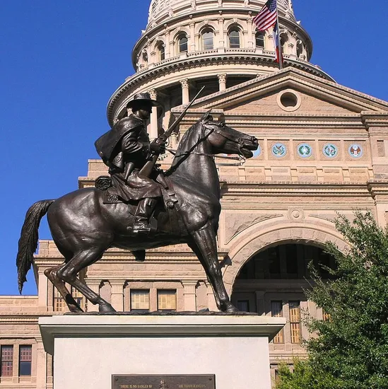 Animals Together with Human Beings Bronze Sculpture for Yard Decoration