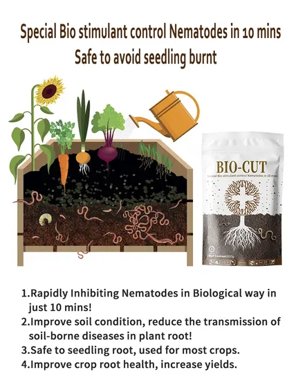 Bioliogical Organic Powder Fertilizer for Soil-Born Disease control and Nematodes control