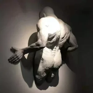 Custom-Modern-Wall-Sculpture-for-Bars-Handmade-Art-Deco-Figurine-Statue-Trendy-Indoor-Outdoor-Decor Custom Modern Wall Sculpture for Bars - Handmade Art Deco Figurine Statue - Trendy Indoor/Outdoor Decor