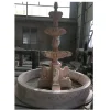 Natural Stone Fountain with Ornament for Outdoor Project Granite Fountain