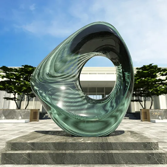 Factory Customized Glass Resin Art Installation Hotel Villa Decoration Sculpture