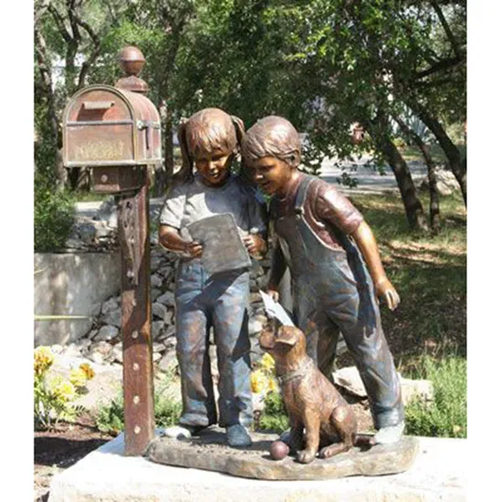 Happy Family Sculpture Parents with Little Baby Bronze Statue
