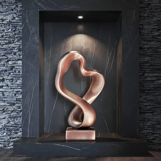 Modern Decor Building Use Art Bronze Abstract Sculpture for Hotel Lobby