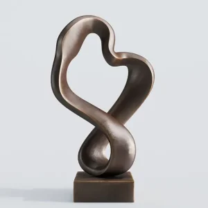 Modern-Decor-Building-Use-Art-Bronze-Abstract-Sculpture-for-Hotel-Lobby (2) Modern Decor Building Use Art Bronze Abstract Sculpture for Hotel Lobby