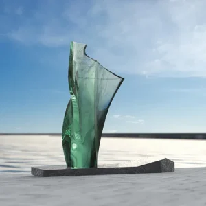 Modern-Luxury-Outdoor-Green-Glass-Sculptures-for-Hotel-Decoration (1) Modern Luxury Outdoor Green Glass Sculptures for Hotel Decoration