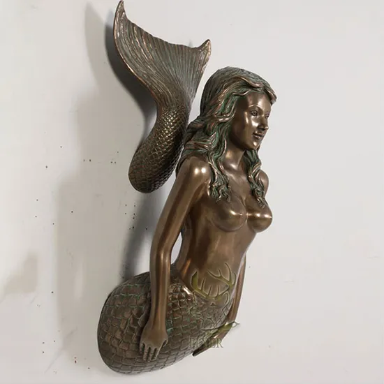 Modern Metal Art Interior Decorative Wall Hanging Running Man Bronze Silver Sculpture Wall Decoration Wall Sculpture