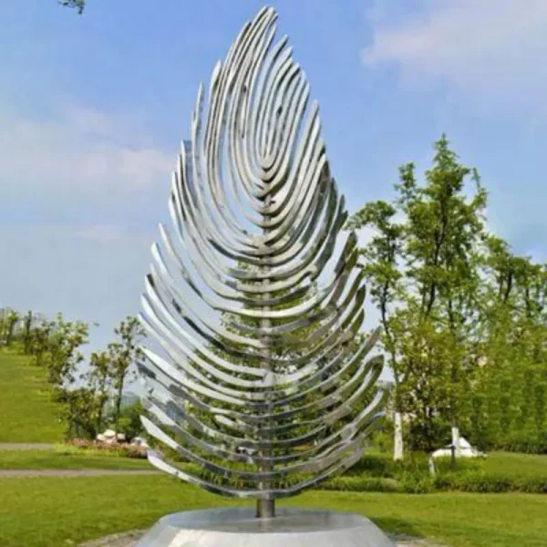 Outdoor Stainless Steel Decorative Tree Sculpture - Large Modern Garden Art for Patio & Landscape Design Rustproof Metal Wall Decor EU Shipping