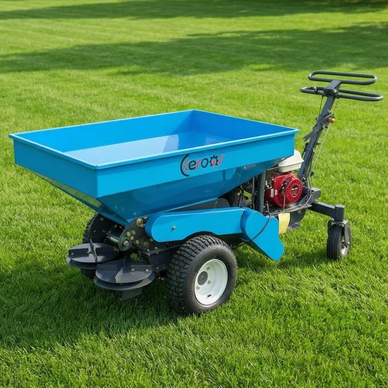 Self Propelled Wet Manure Spreader Tractor Suspension Type Manure Spreader Organic Agricultural Fertilizer Spreader Machine