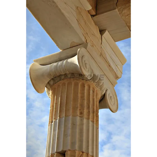 Starstone Indoor Home Architectural Natural Marble Roman Column Luxury Marble Round Pillar Wholesale