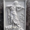 High Quality Indoor Wall Marble Statue Sculpture Relief with Lady