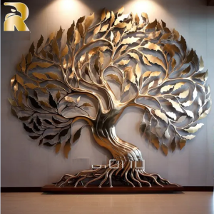 dfc Factory Custom Modern Polished Stainless Steel Wall Art Sculpture