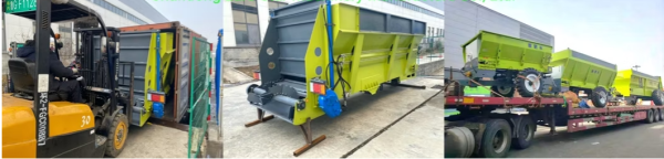 50-70HP Tractor Fertilizer Spreader/Traction Manure Spreader/Organic and Lime Fertilizer Spreader/ Agriculture ATV Tractor Fertilizer Spreader Dfc7500