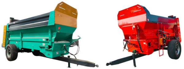 Agricultural Farm Field Traction Livestock Poultry Organic Fertilizer Spreader Vehicle