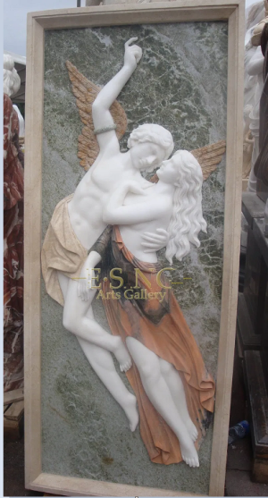 tt Cheap Marble Wall Relief Sculpture for Home Decoration