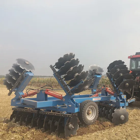 710-4.0 Hydraulic Folding Tractor Trailed Extra Heavy Duty Farm Disc Harrow with Sealed Bearings and 28 Inch 30mnb5 Boron Steel Disc Baldes
