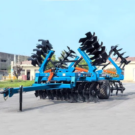 810-6-2m-Working-Width-Hydraulic-Folding-Tractor-Trailed-Extra-Heavy-Duty-Farm-Disc-Harrow-with-Sealed-Bearings-and-32-Inch-30mnb5-Boron-Steel-Disc-Baldes (1) benefits of rotary tiller in farming