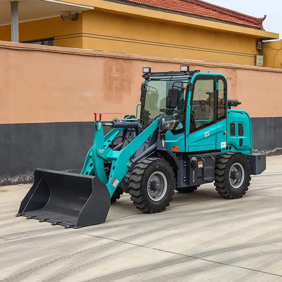 Affordable Hydraulic Farm Loader with Wide Bucket and High Reach Wheel Loader