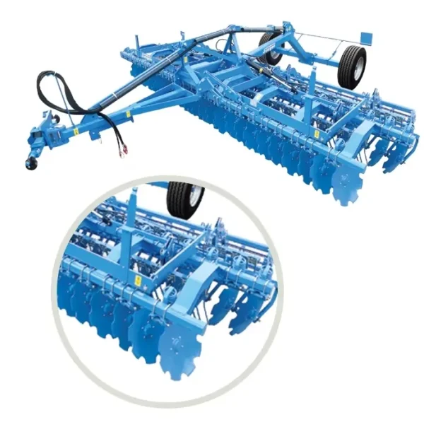 Agricultural Disc Harrow with Harrow Tooth Tine High Efficiency Farm Cultivation Equipment for Soil Preparation and Farming