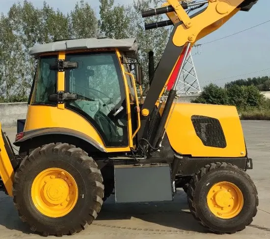 Compact and Versatile Mini Farm Tractor with Loader and Backhoe