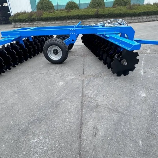 Farm Tractor Mounted Heavy Duty Disc Harrow for Efficient Soil Tillage and Agricultural Land Preparion with Hydraulic Control